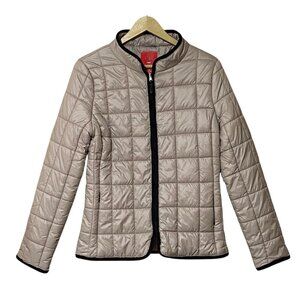 Ciao Milano Jasper Taupe Quilted Puffer Jacket Water Resistant Women’s M